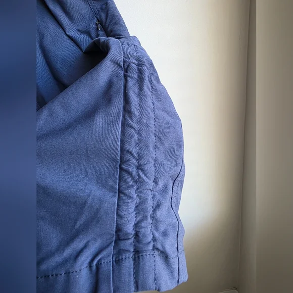 KUHL Trekr Kapri Hiking Pants Blue Ruched Side Cinch Cargo Size 8 - Picture 8 of 16